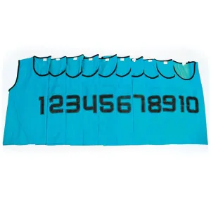 MESH TRAINING BIB NUMBERED 1-10