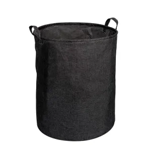 Messina 70L Linen Laundry Hamper Charcoal