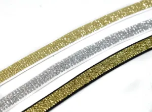 Metallic Elastic Trim 3/8"