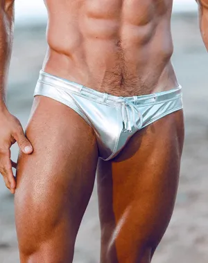 METALUX Silver Foil Swim Brief