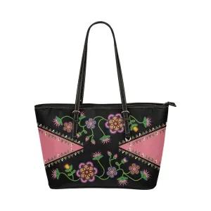 Metis Black Leather Tote