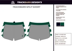 Metro-Elite- Womens Split Track Short