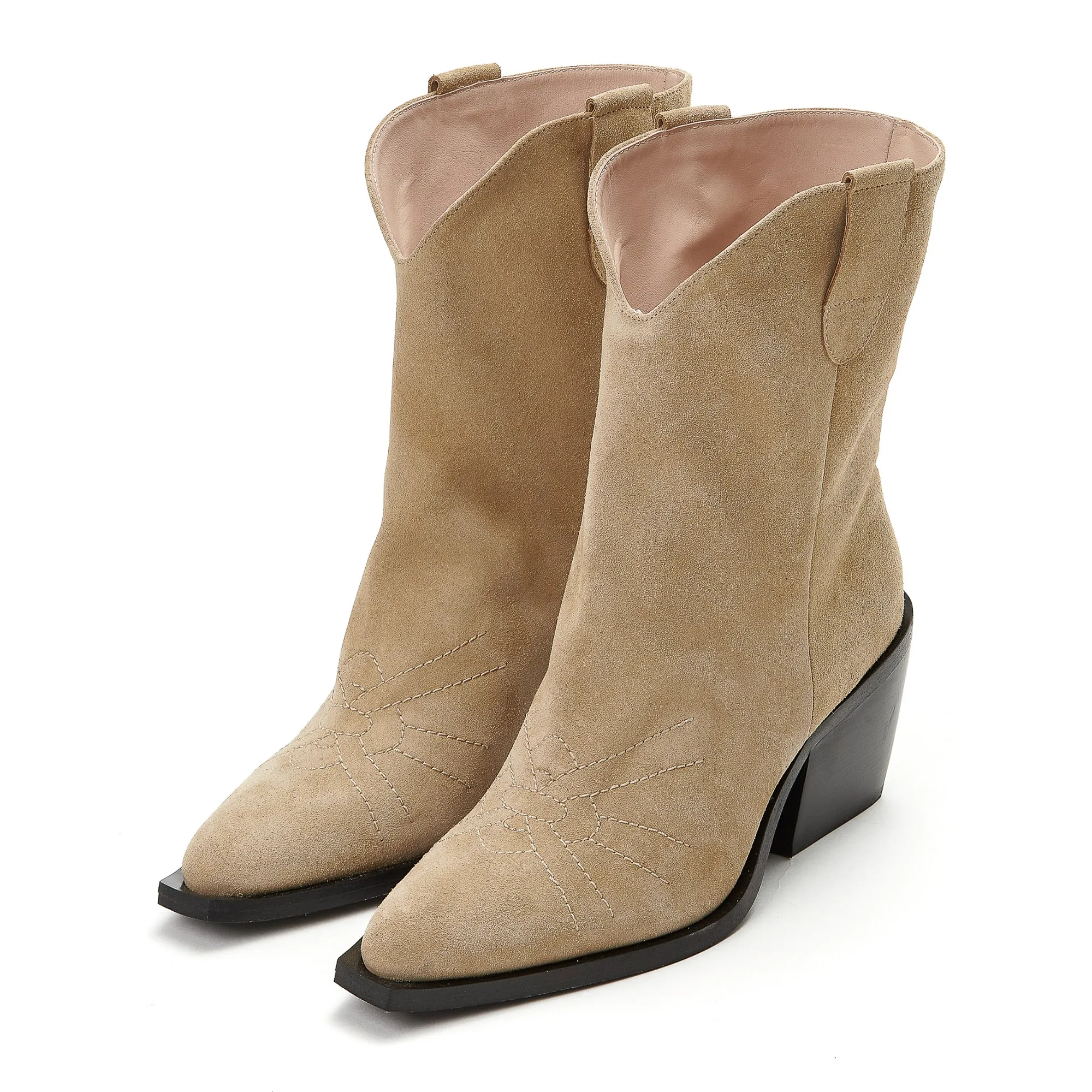 METTE ankle boot-Beige