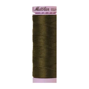 Mettler Silk-Finish 50wt Solid Cotton Thread 164yd/150M Golden Brown 0667