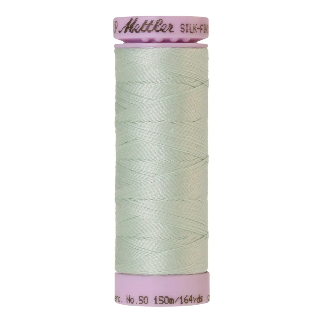 Mettler Silk-Finish 50wt Solid Cotton Thread 164yd/150M Luster 0018