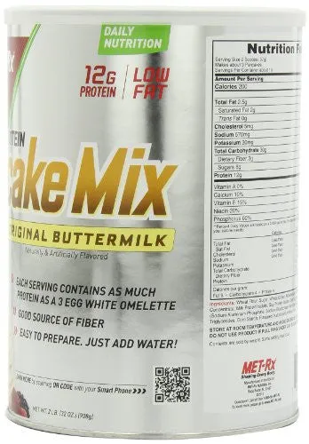 Mezcla Para Pancakes de Met-Rx con 12g de Proteína