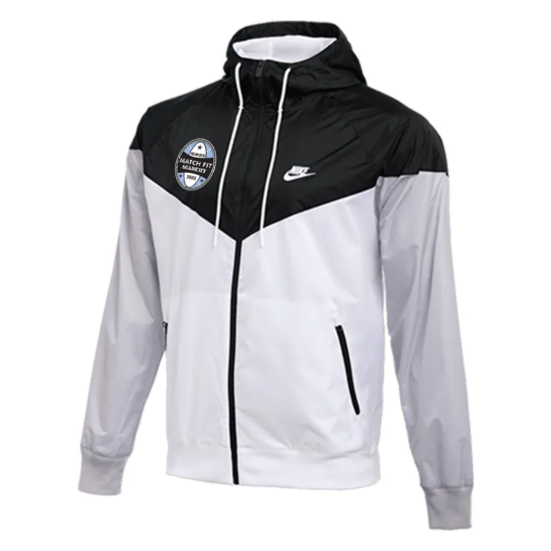 MFA Coach 2024 Nike Team Windrunner Jacket - White/Black