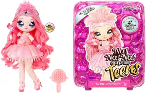 MGA Entertainment Na Na Na Surprise Teens Fashion Doll – Coco Von Sparkle, 11 Soft Fabric Doll, Flamingo Inspired