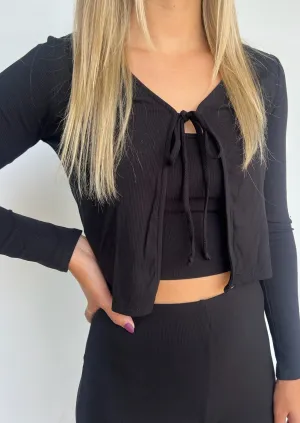 Mia Cardigan Top Set