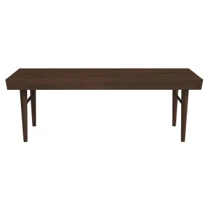 Mia Mid Century Modern Solid Wood Bench