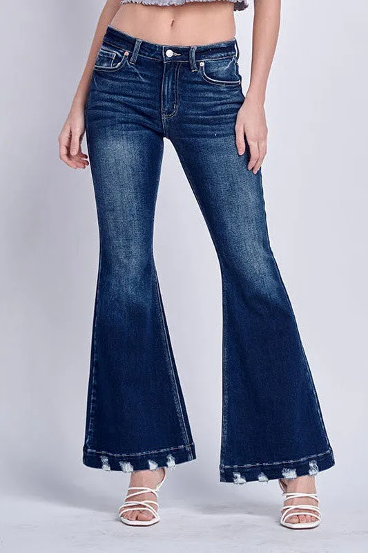 Mia Mid-rise Super Flare Jeans