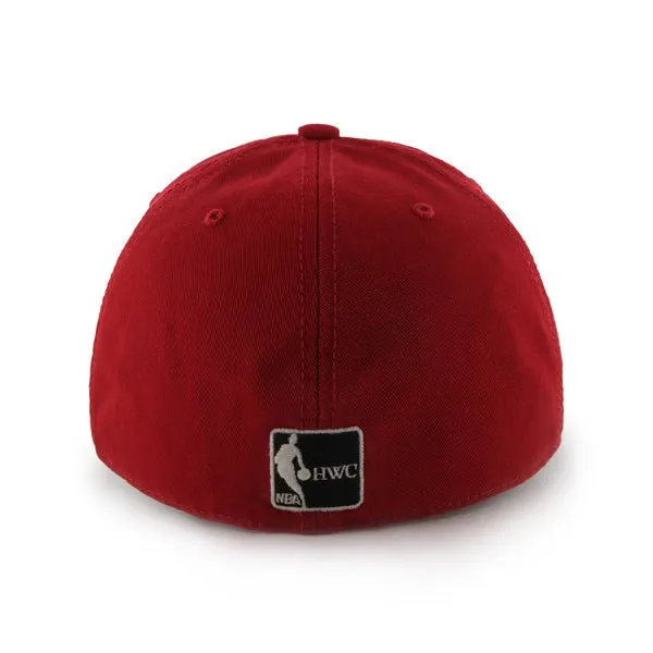 Miami Heat 47 Brand The Franchise Red Fitted Hat Cap