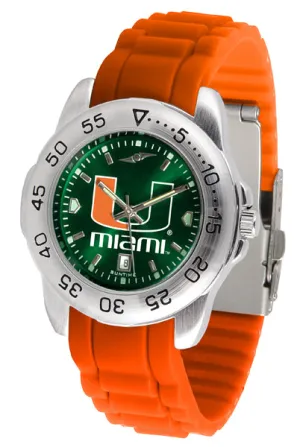 Miami Hurricanes Sport AC Men’s Watch - AnoChrome