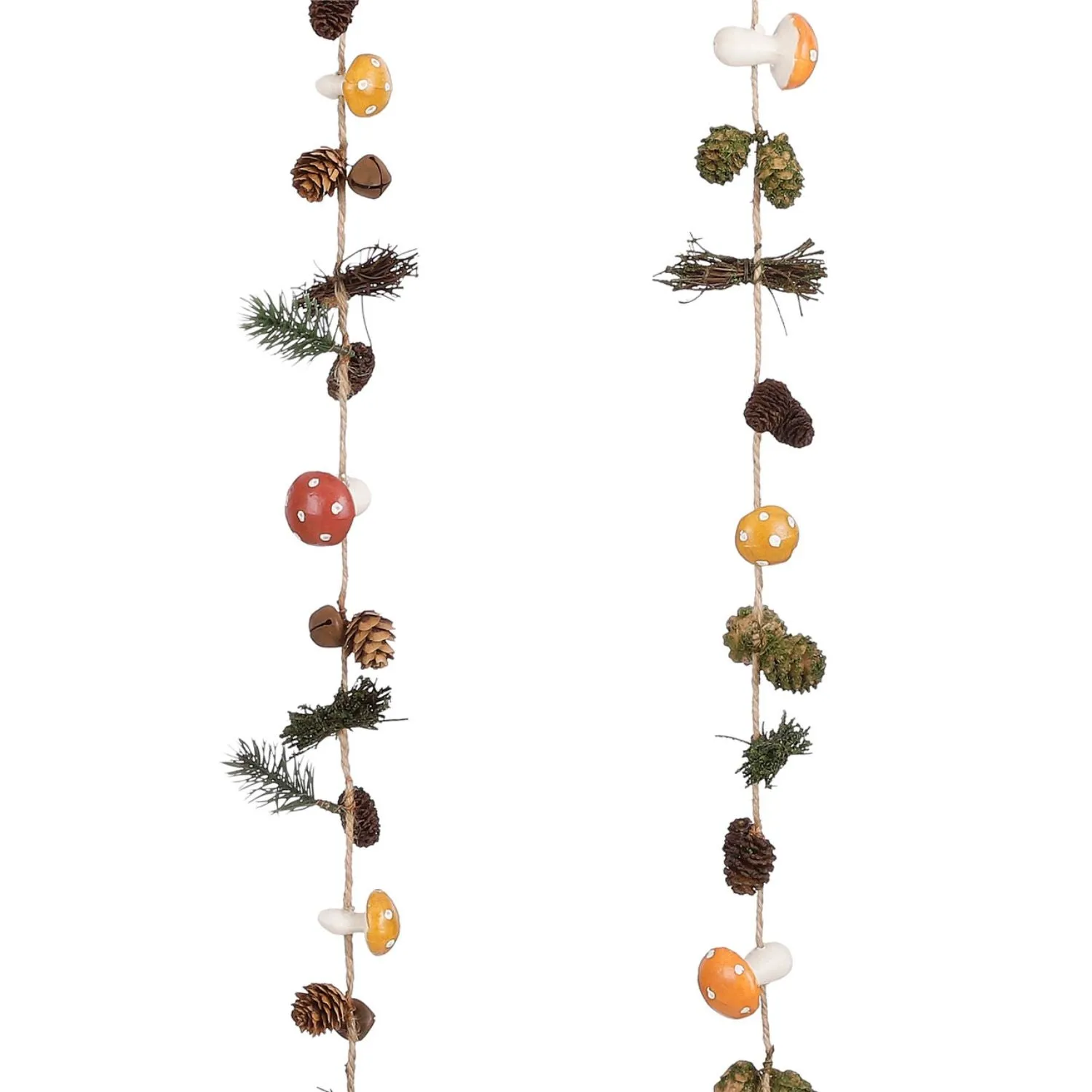 Mica Decorations Garland Mushrooms (Choice of 2)