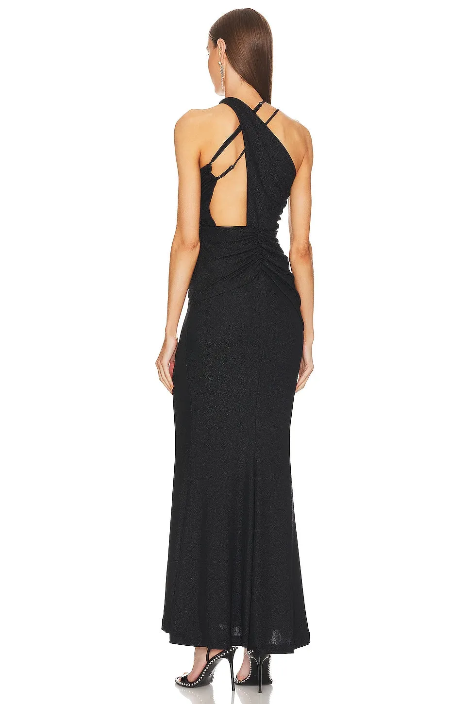 Michael Costello x REVOLVE Doris Gown Dress, Black