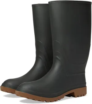 Michael Kamik Rubber Boots, Khaki/Crepe Sole 1