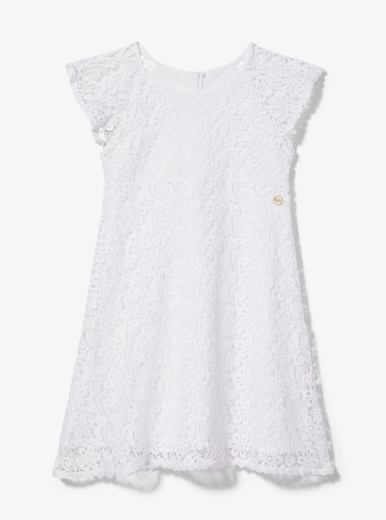 Michael Kors Floral Lace Dress, White