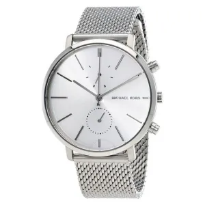 Michael Kors Jaryn Silver Dial Men's Mesh Watch