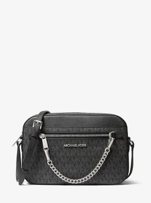 Michael Kors Jet Set Logo Large Crossbody Bag, Black