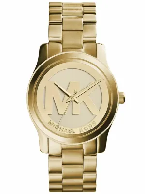 Michael Kors Ladies Watch Runway 38mm Yellow Gold MK5786