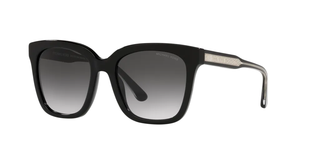 Michael Kors San Marino Non-Polarized Sunglasses - Black/Dark Gray Gradient