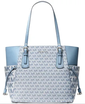 Michael Kors Women's Chambray Signature Voyager East West Tote