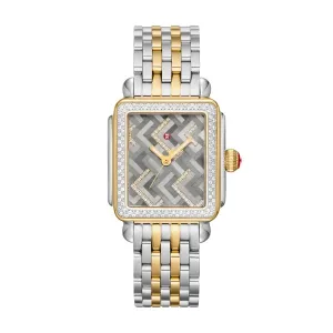 Michele Limited Edition Deco Diamond Chevron Watch