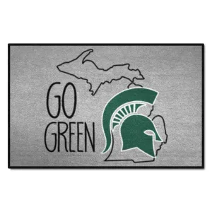 Michigan State Spartans Southern Style Starter Mat Accent Rug - 19in. x 30in.