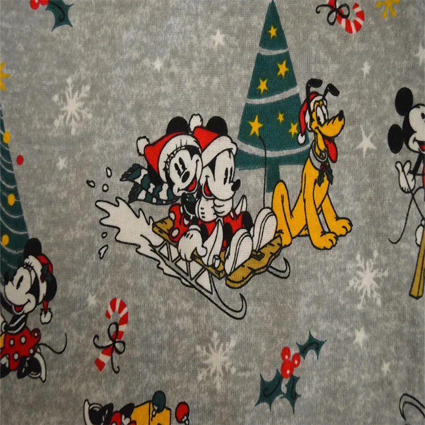 Mickey Minnie and Pluto Trim the Tree Christmas Pajama