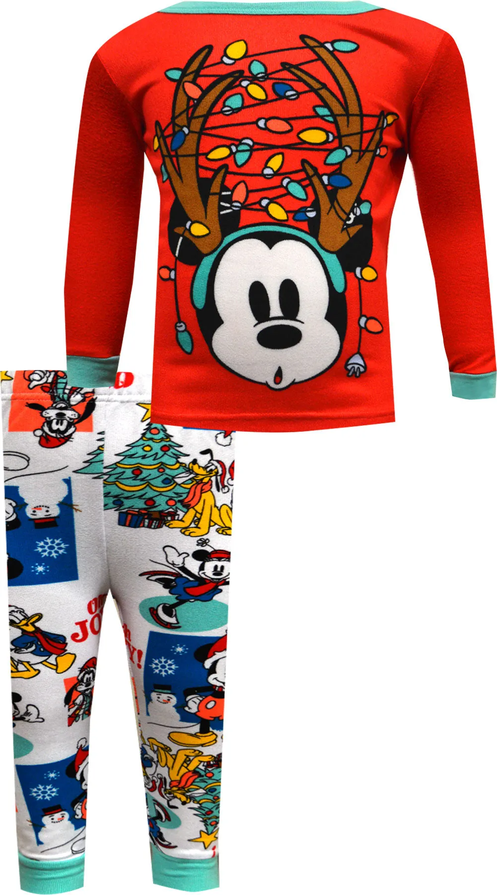 Mickey Mouse and Friends Celebrate Christmas Pajama