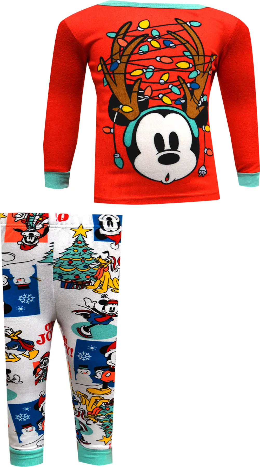 Mickey Mouse and Friends Celebrate Christmas Pajama