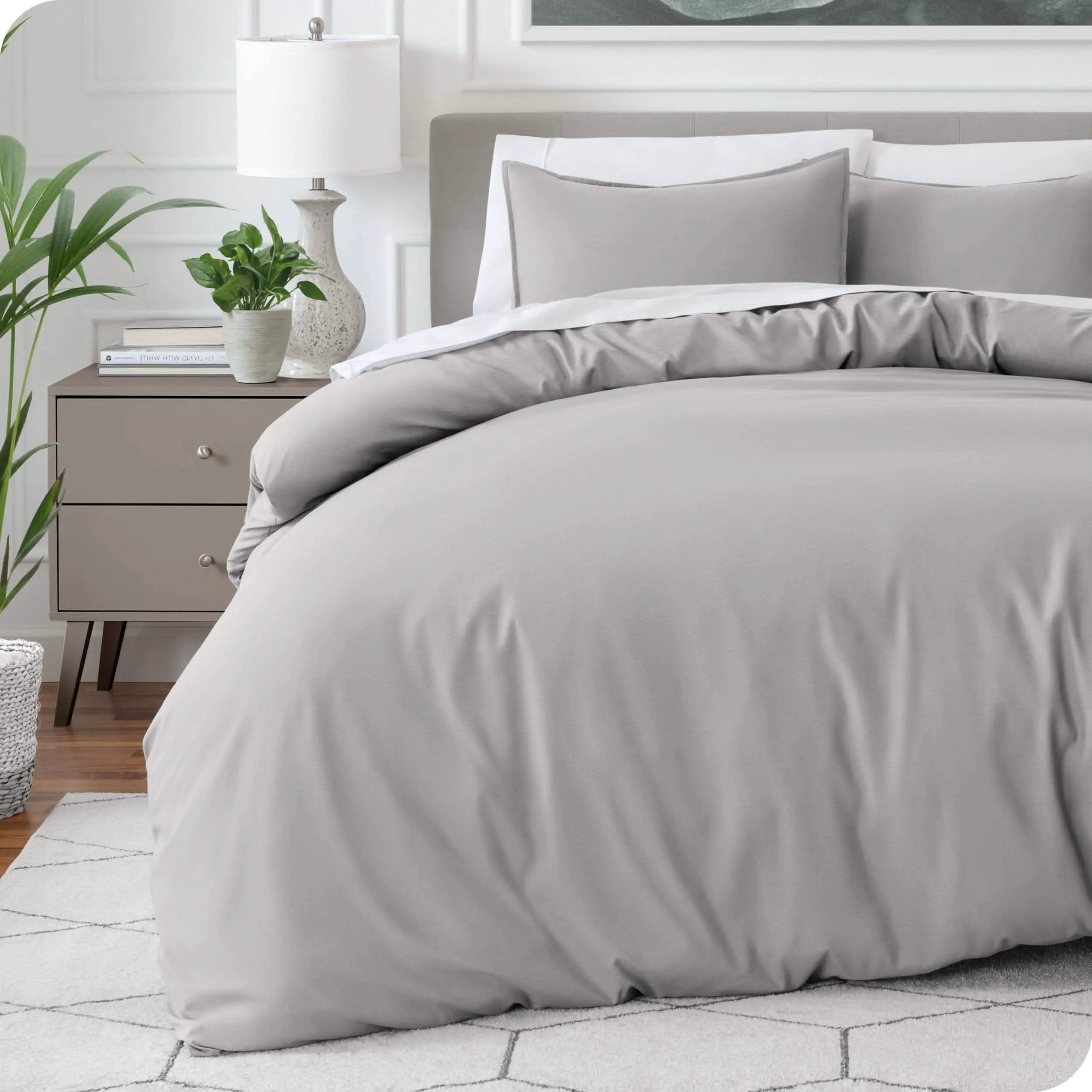 Microfiber Duvet Cover & Sham Set - King