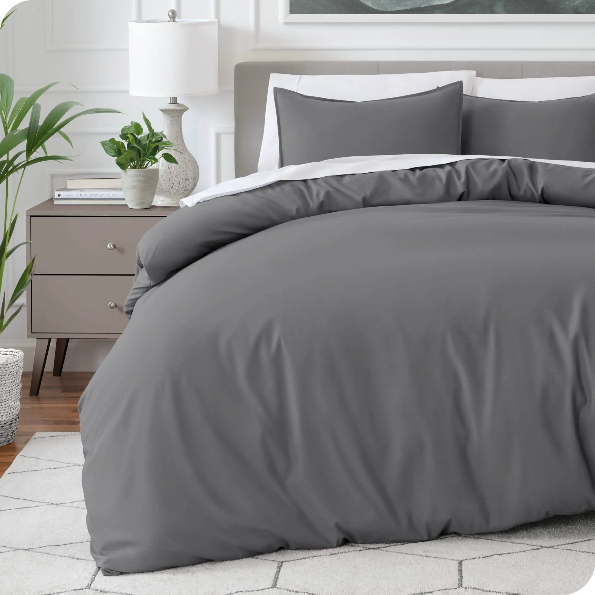 Microfiber Duvet Cover & Sham Set - King