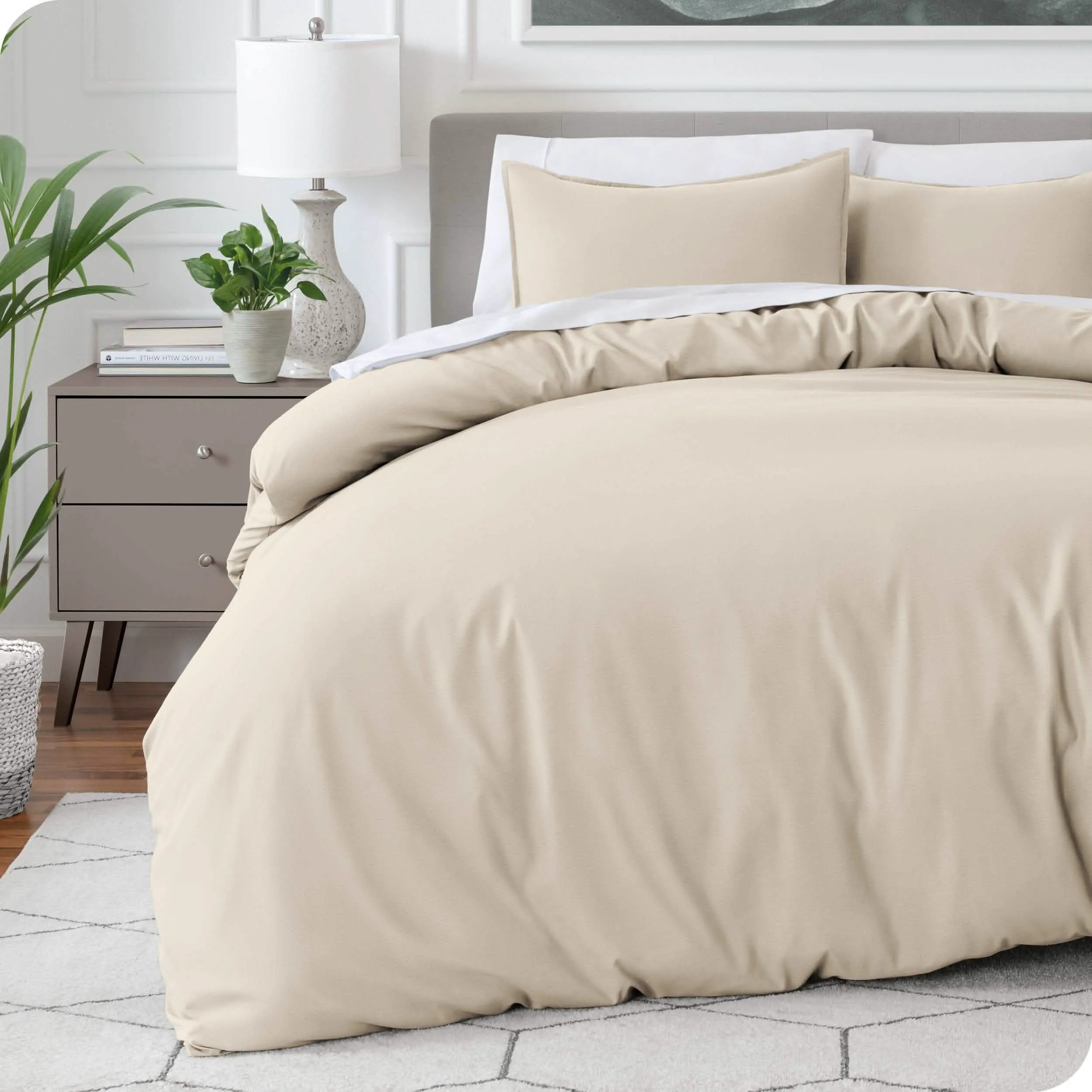 Microfiber Duvet Cover & Sham Set - King