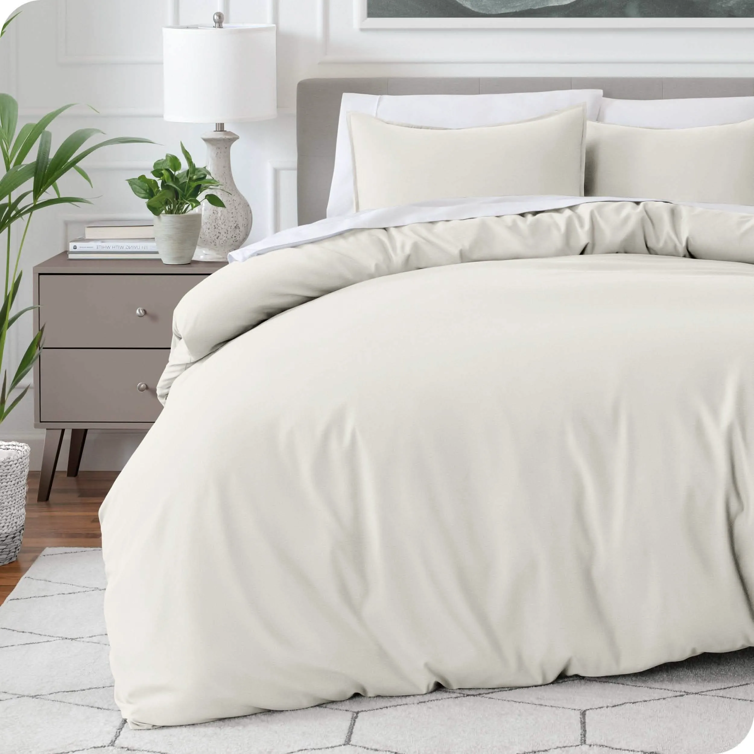 Microfiber Duvet Cover & Sham Set - King