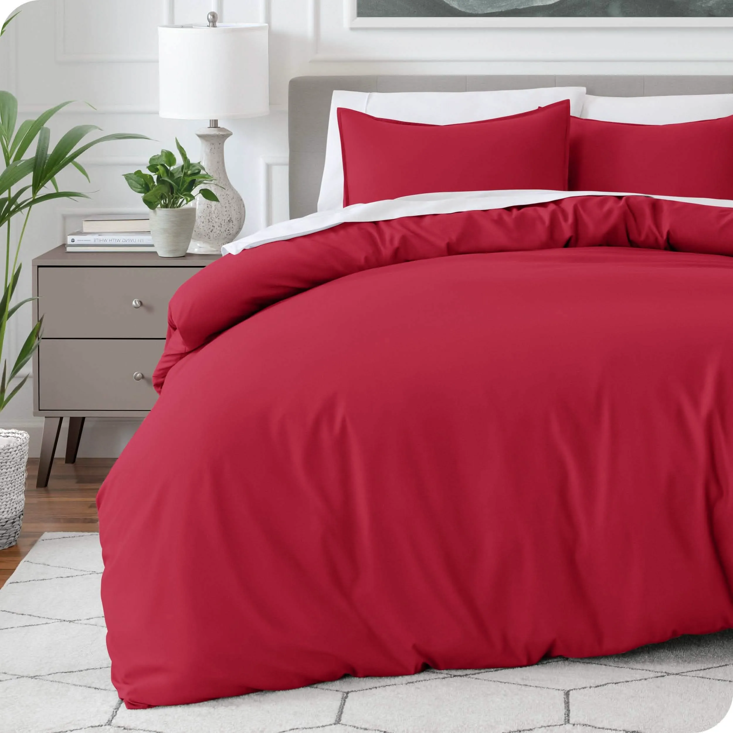 Microfiber Duvet Cover & Sham Set - King