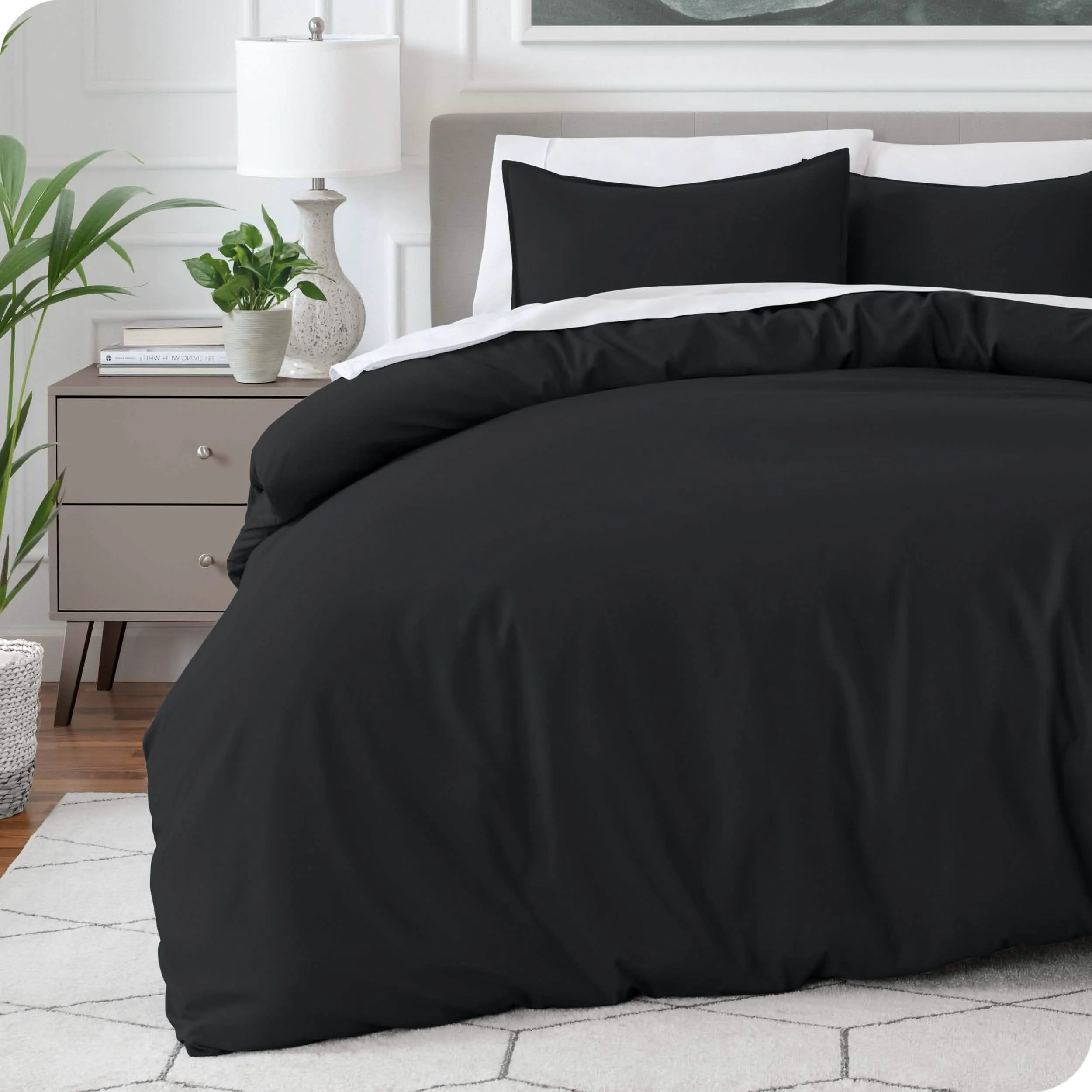 Microfiber Duvet Cover & Sham Set - King