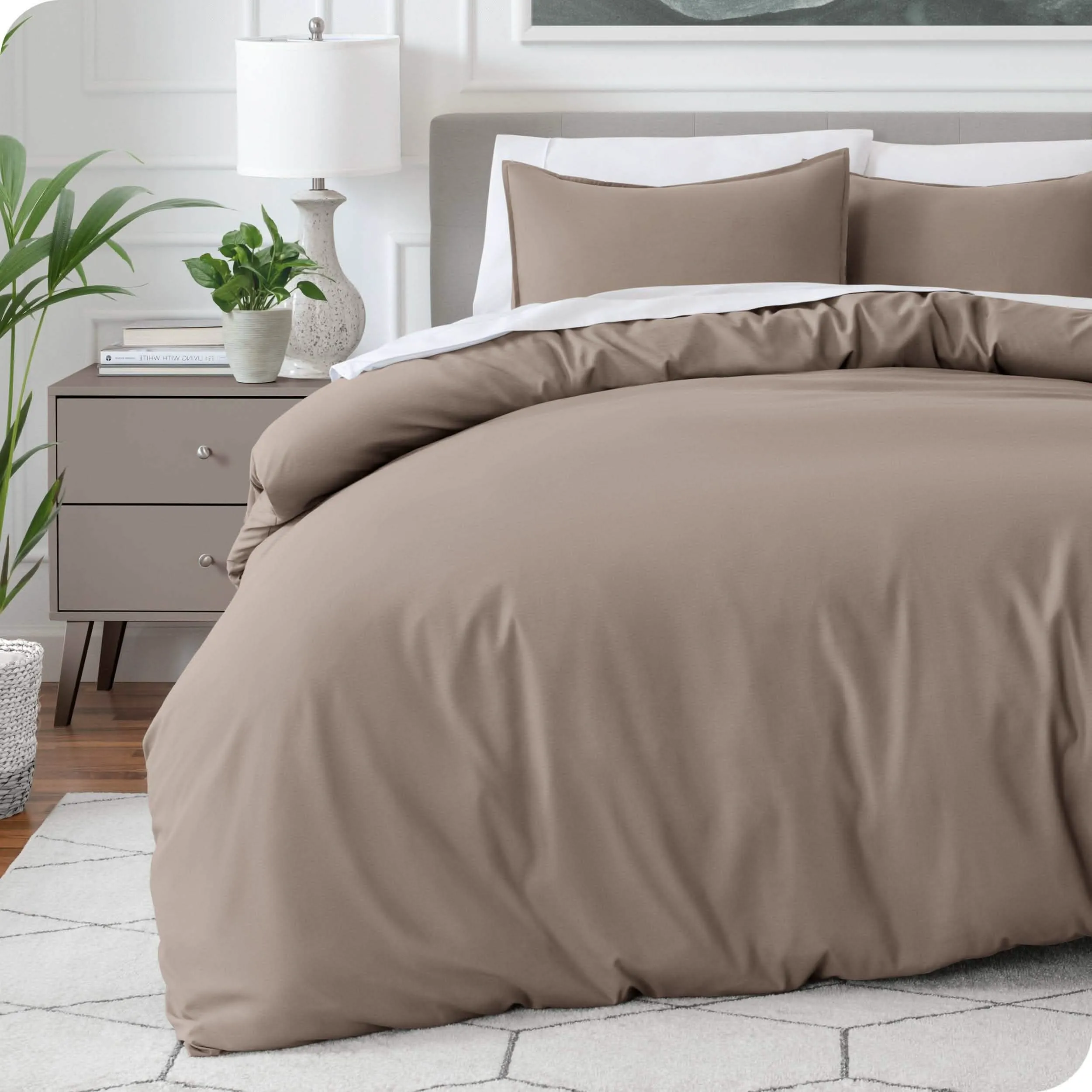 Microfiber Duvet Cover & Sham Set - King