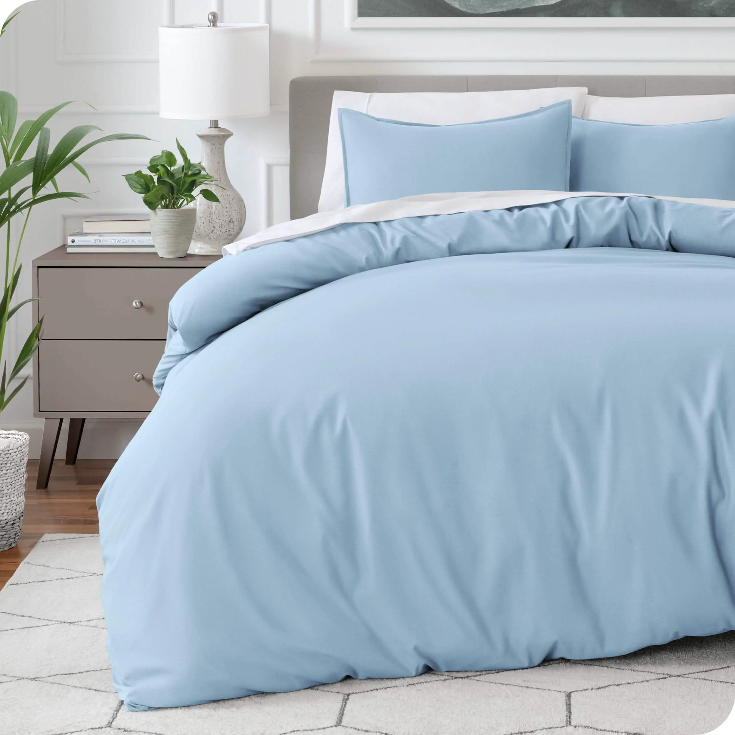 Microfiber Duvet Cover & Sham Set - King