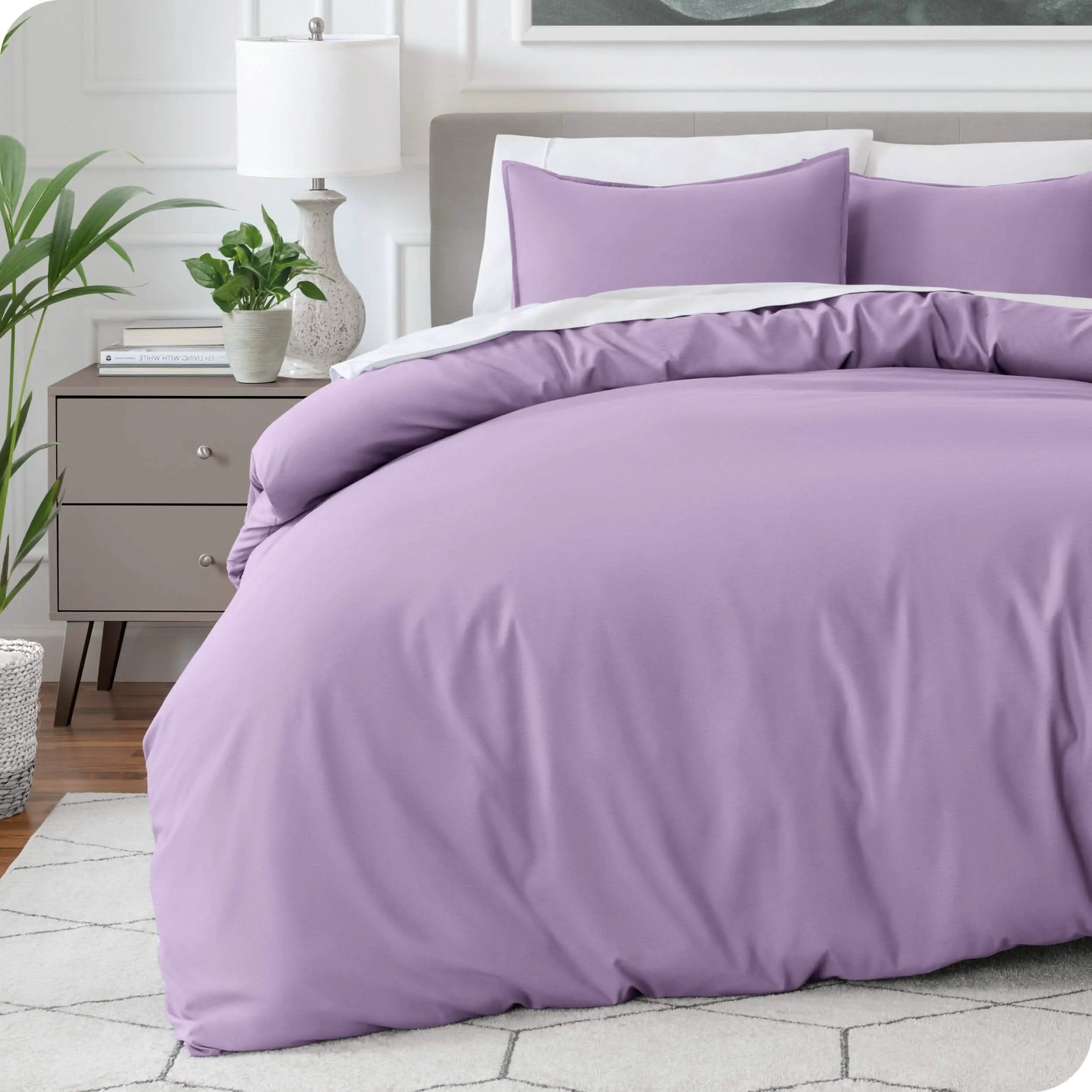 Microfiber Duvet Cover & Sham Set - King