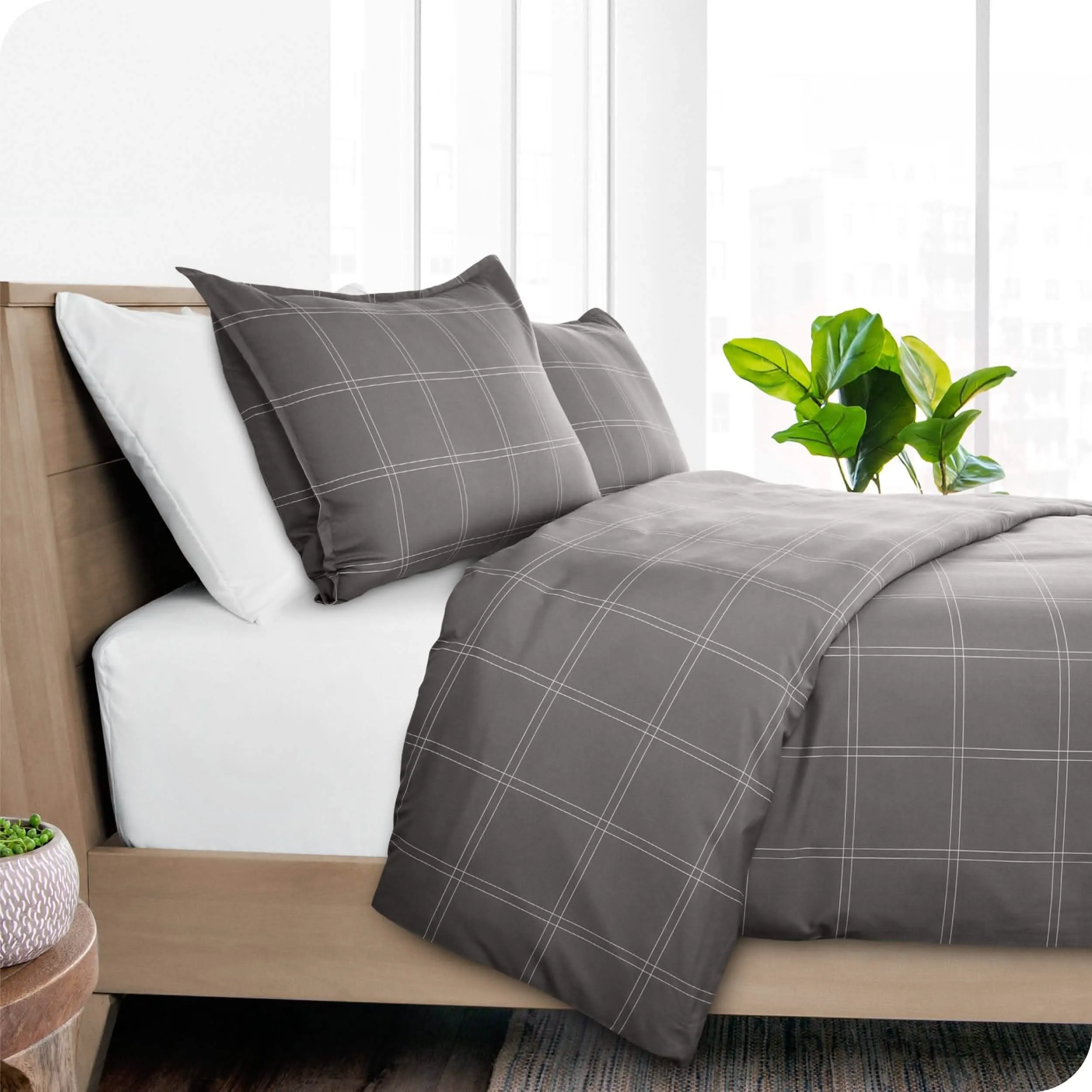 Microfiber Duvet Cover & Sham Set - King