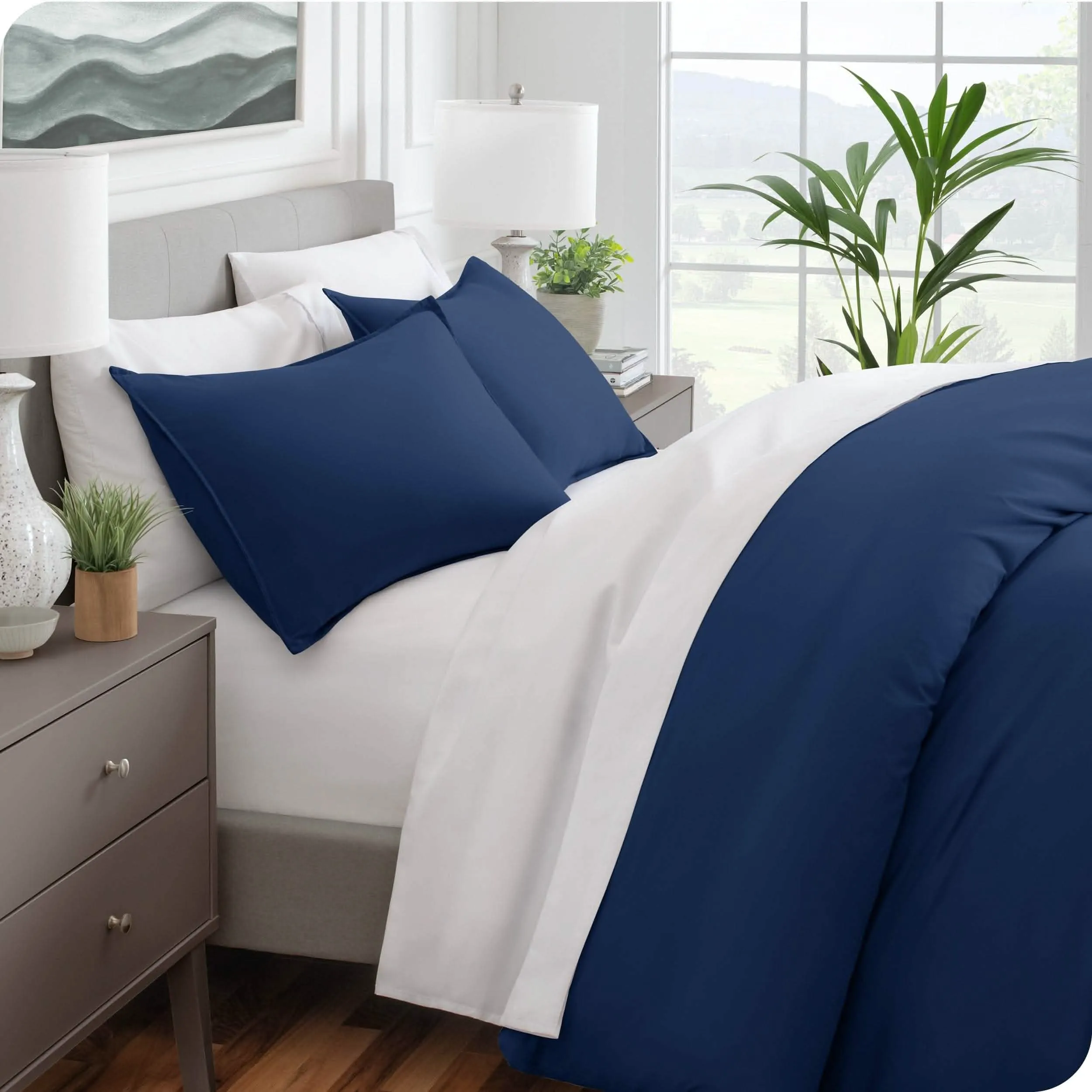 Microfiber Duvet Cover & Sham Set - King