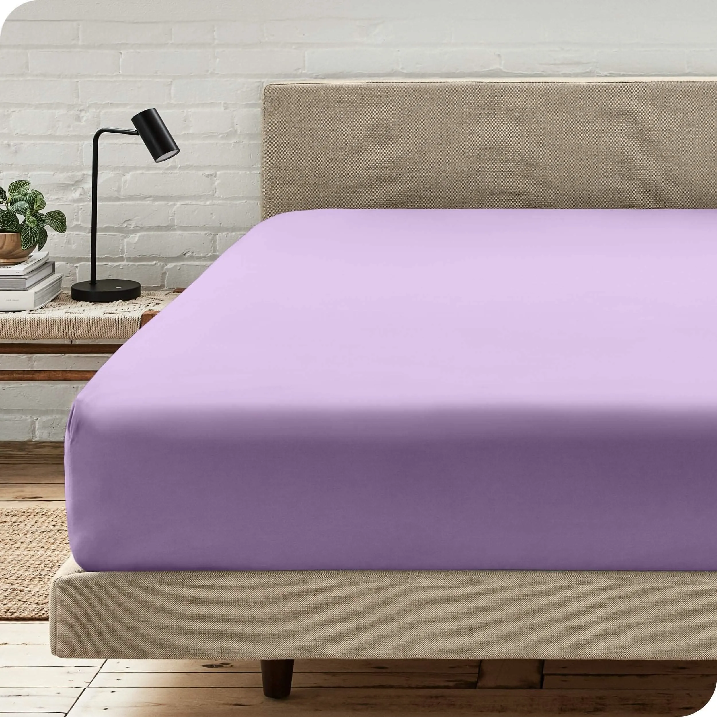 Microfiber Fitted Sheet - Twin