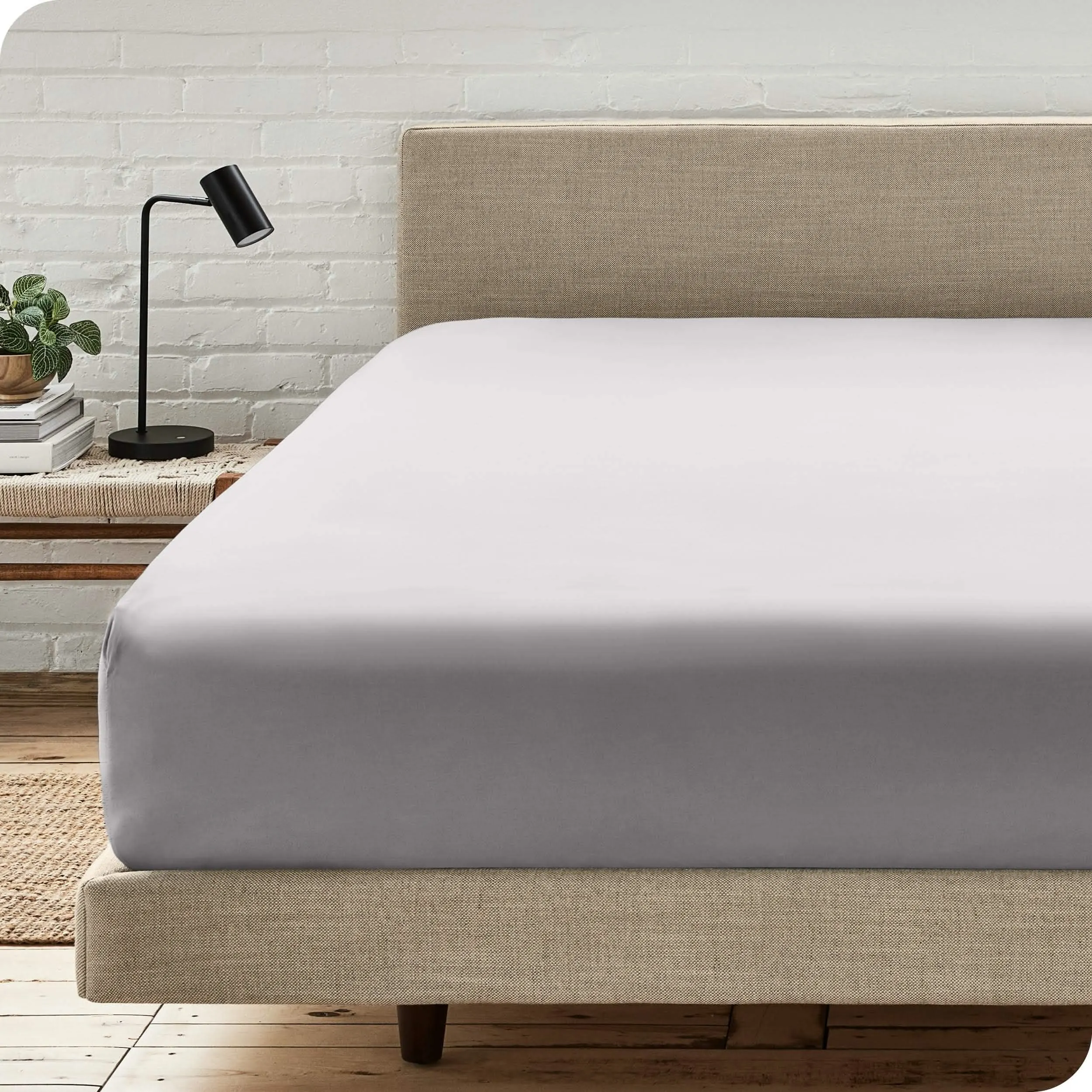 Microfiber Fitted Sheet - Twin