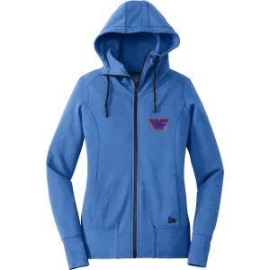 Mid-Fairfield New Era Ladies Tri-Blend Fleece Full-Zip Hoodie