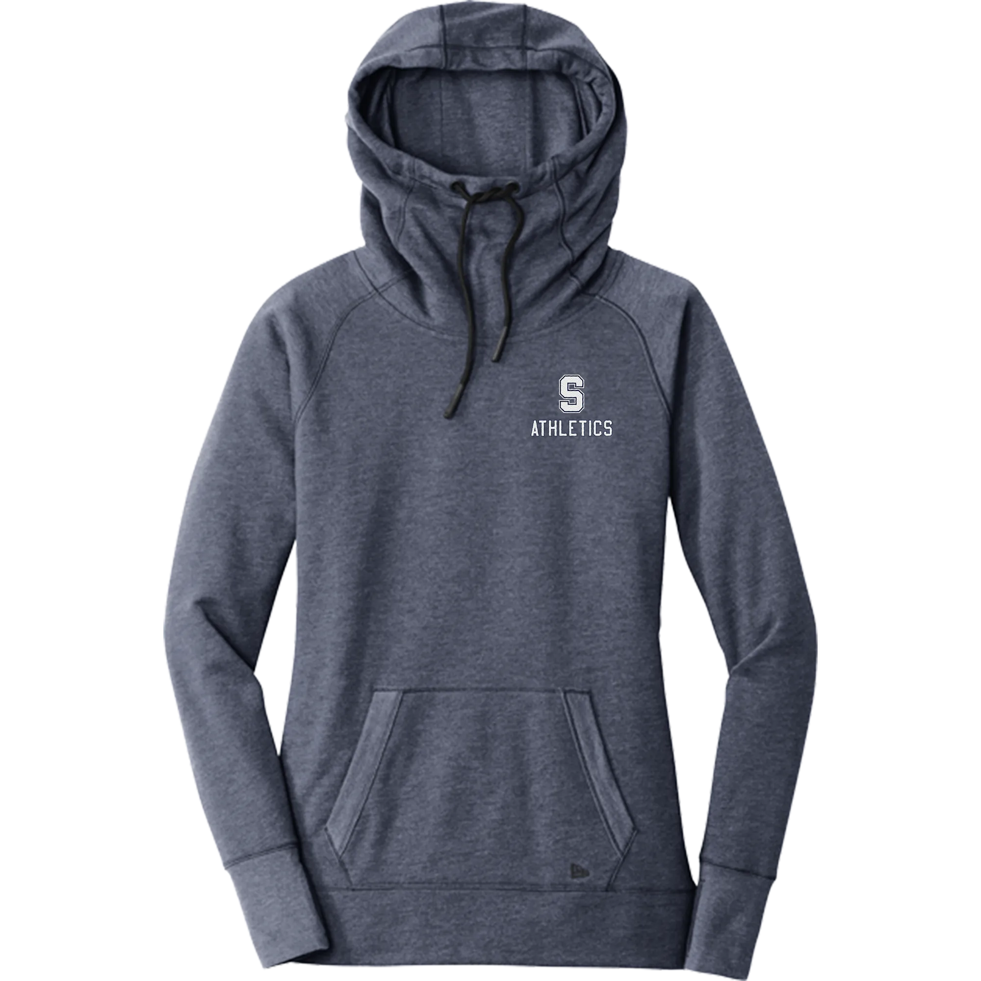 Midd South Athletics New Era Ladies Tri-Blend Fleece Pullover Hoodie