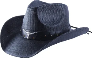 Midnight Black Men Women Cowboy Hat