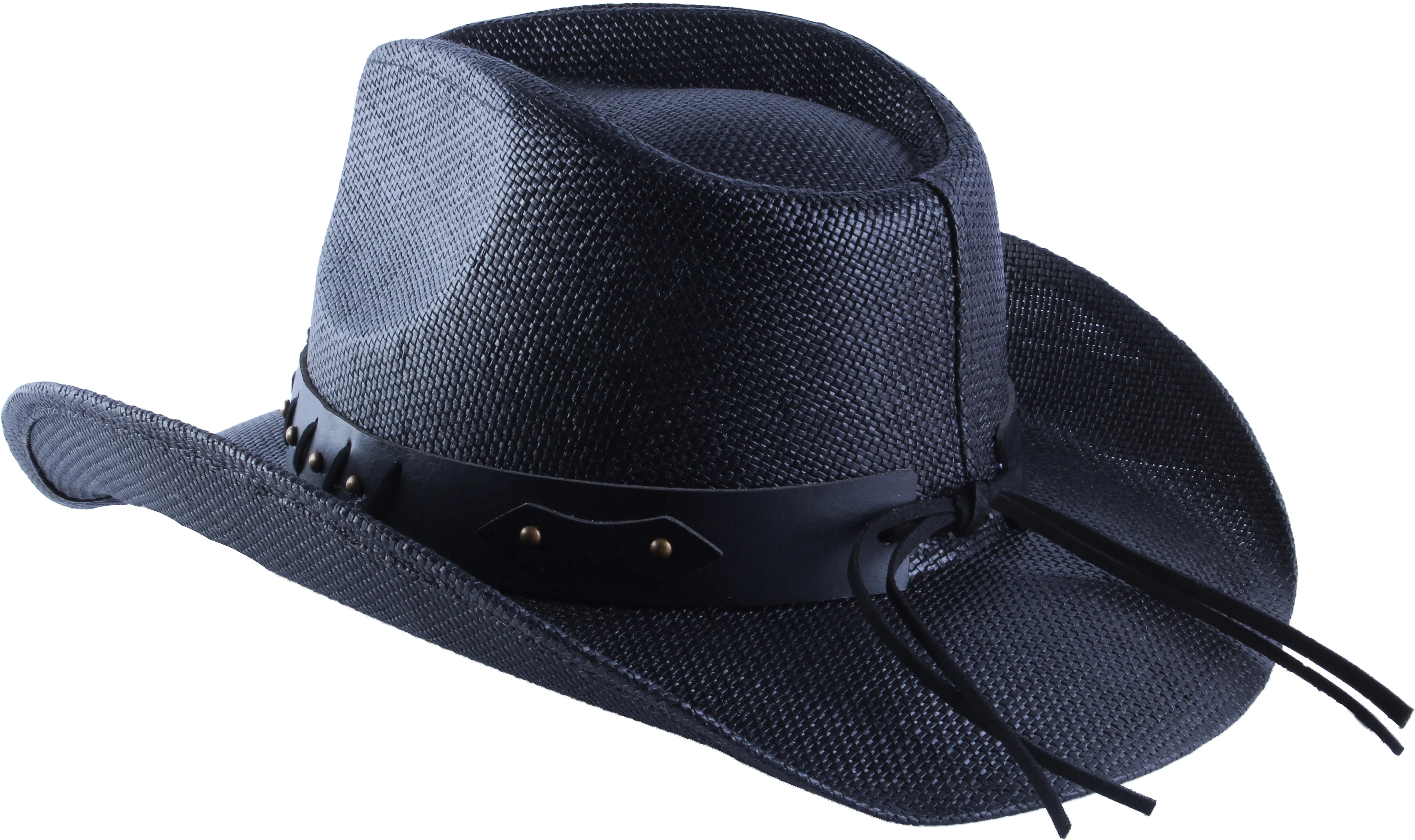 Midnight Black Men Women Cowboy Hat