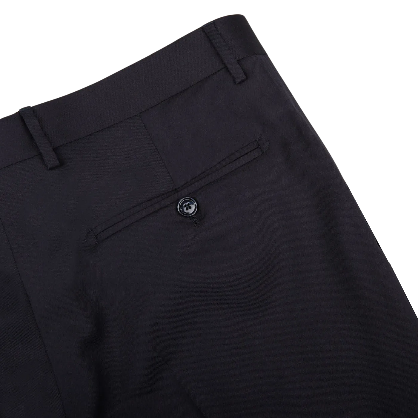 Midnight Navy Super 110s Wool Suit Trousers