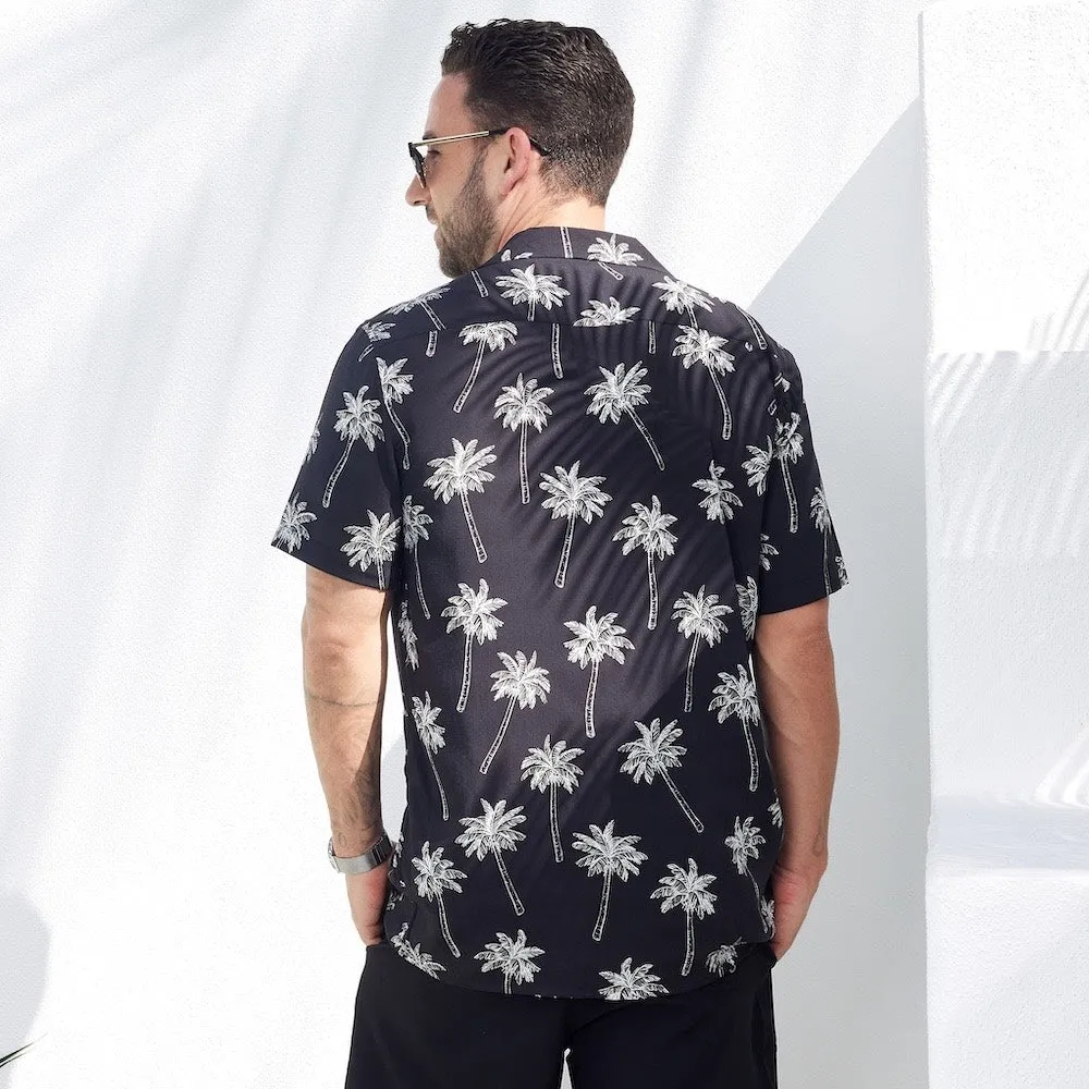 Midnight Oasis - Mens Hawaiian Shirt